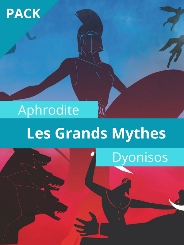 Les Grands mythes - Aprhodite + Dyonisos | 