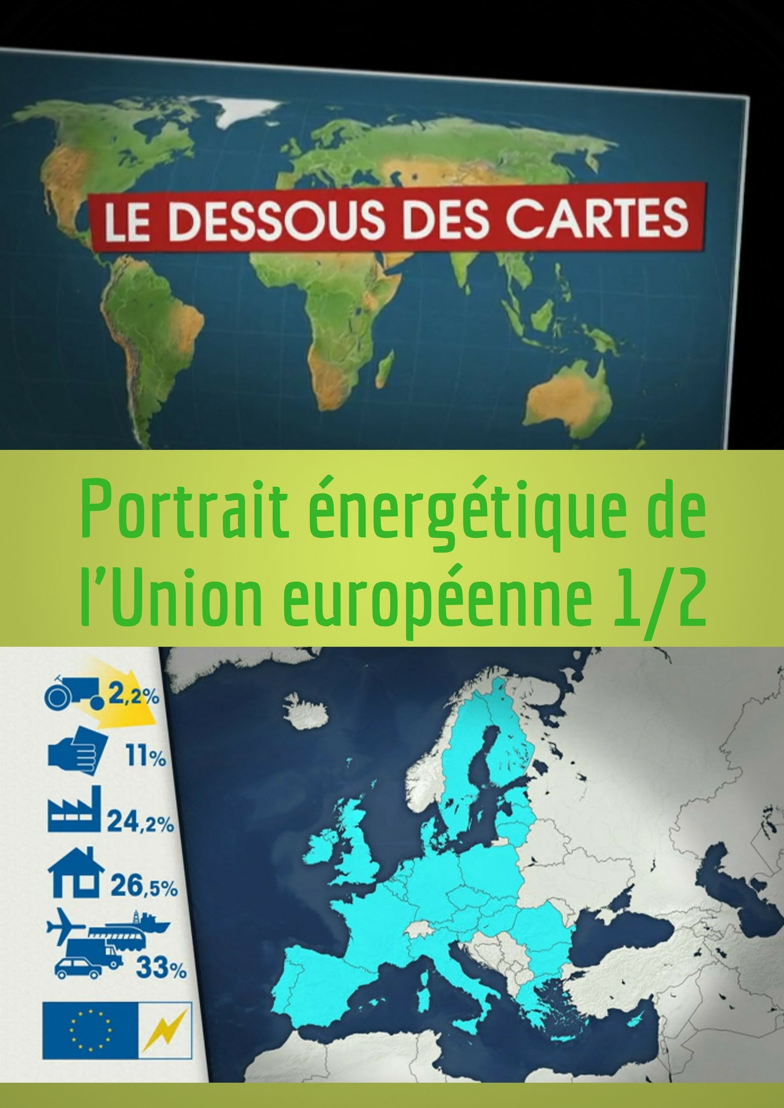 Le Dessous des cartes - Portrait énergétique de l'UE 1/2