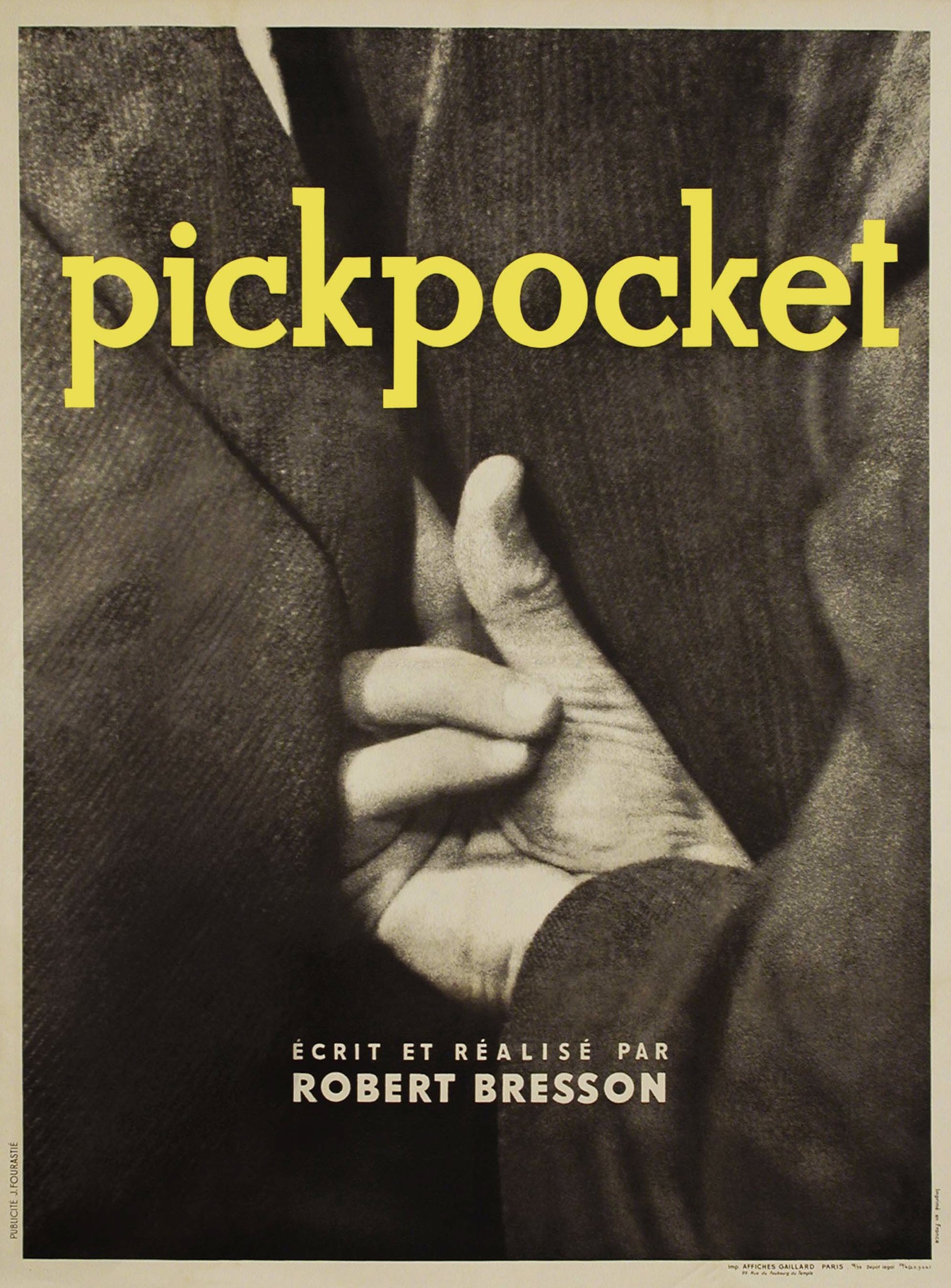 Pickpocket | Bresson, Robert (Réalisateur)